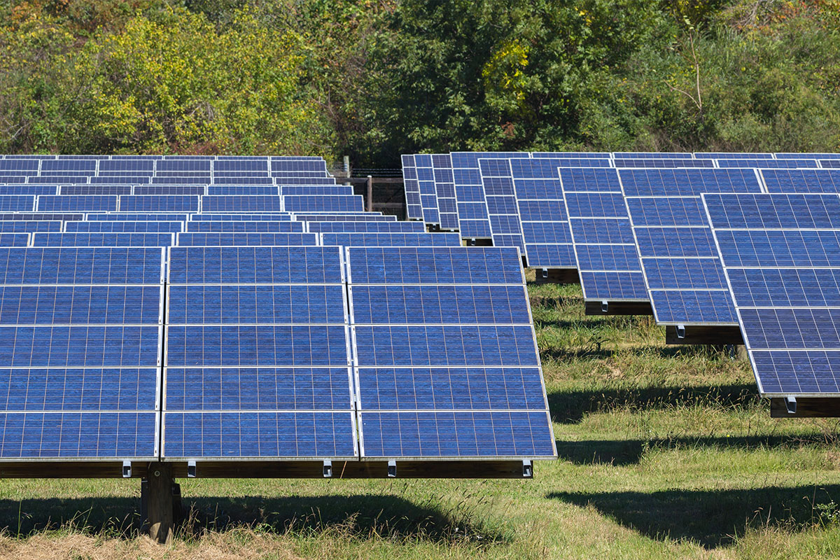 Solar Panel Farms - Solar Farm Framework Provider: Venture Steel